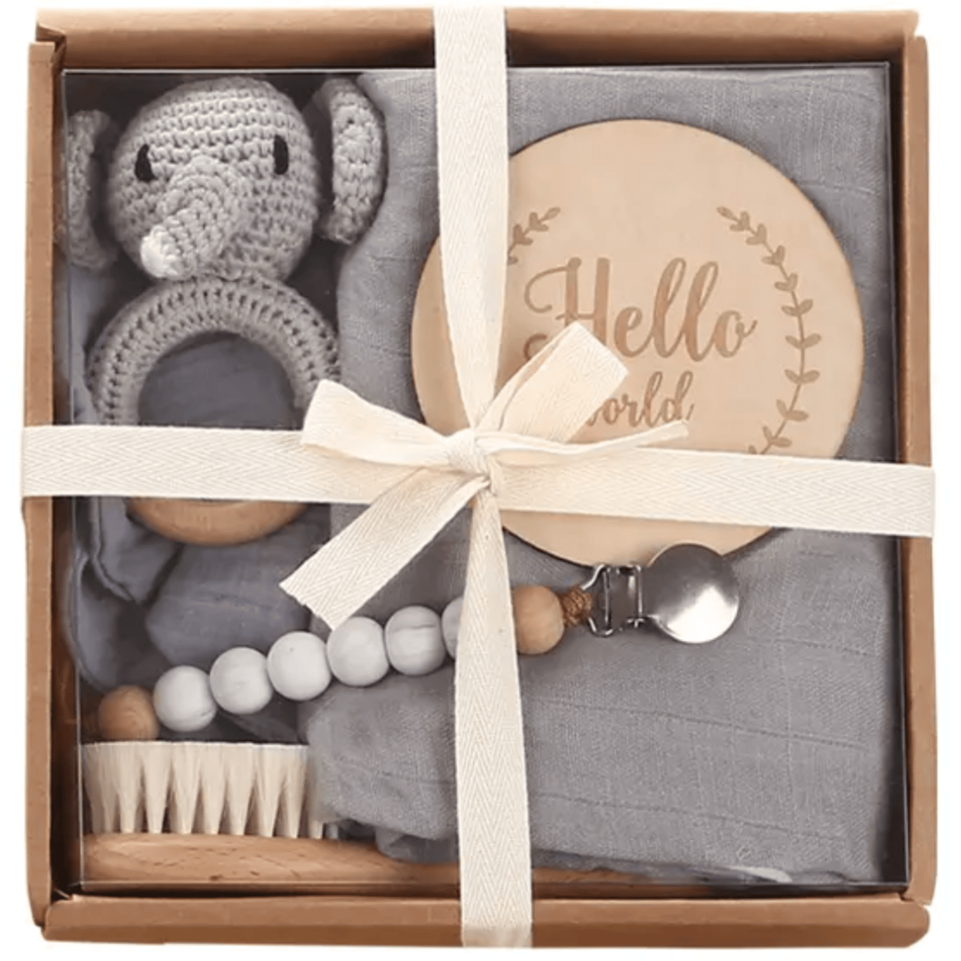 Welcome Baby Gift Box - Charming 6 - Piece Set for Newborns - Tiny Tots Boutique