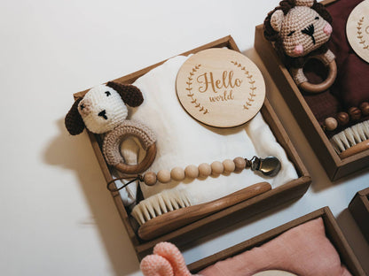 Welcome Baby Gift Box - Charming 6 - Piece Set for Newborns - Tiny Tots Boutique