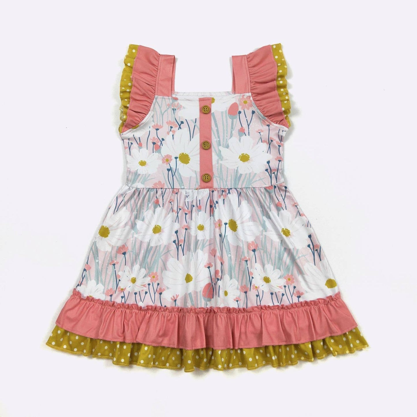 Wild Daisy Girls Dress - Tiny Tots Boutique