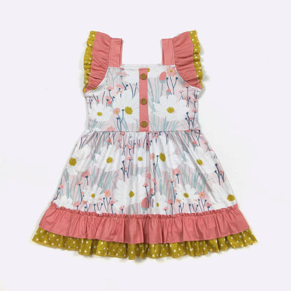 Wild Daisy Girls Dress - Tiny Tots Boutique