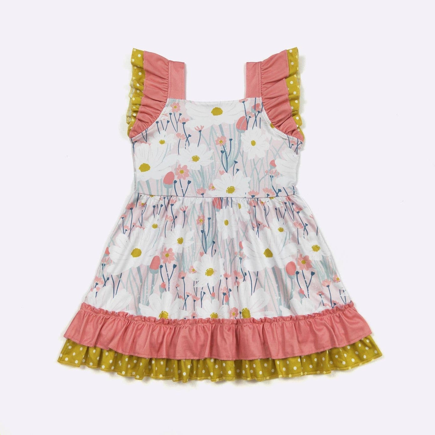 Wild Daisy Girls Dress - Tiny Tots Boutique