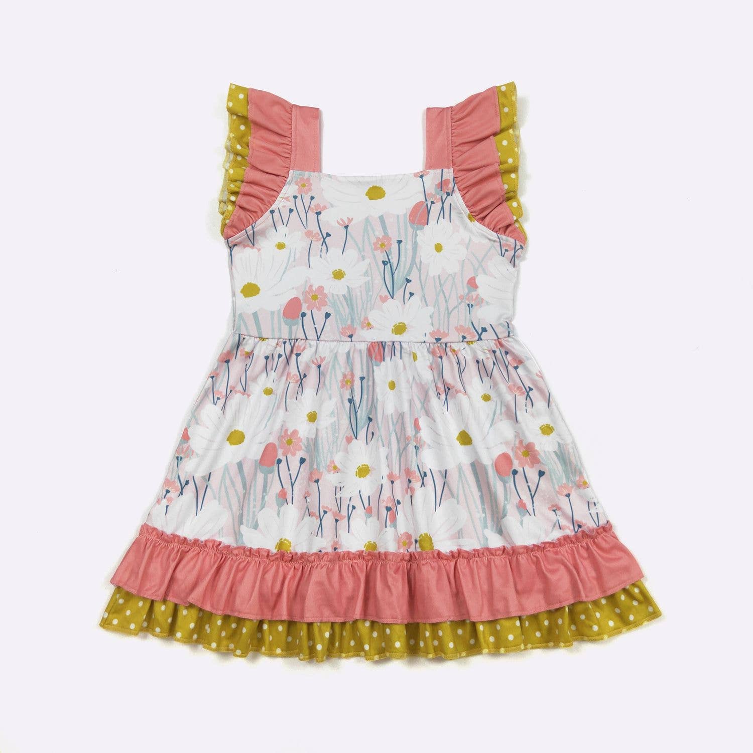 Wild Daisy Girls Dress - Tiny Tots Boutique