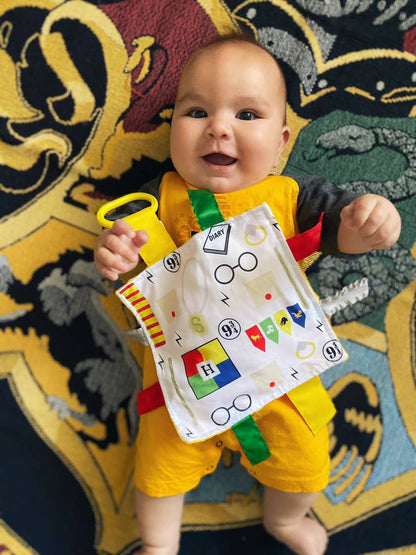 Wizard Magic Crinkle Tag Square 8x8 Baby Teach @ Home Toy - Tiny Tots Boutique