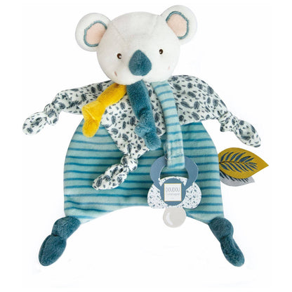 Yoka the Koala Pacifier Clip with Blanket - Tiny Tots Boutique